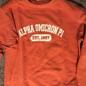 Alpha Omicron Pi Comfort Colors Sweatshirt
